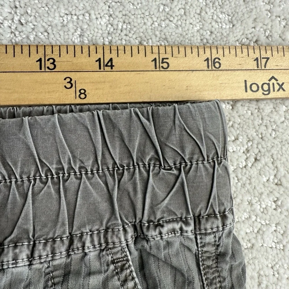 James Perse Utility Crop Jogger Pants Women (M) Olive Stripe WSSC1981 $225 - Picture 8 of 12